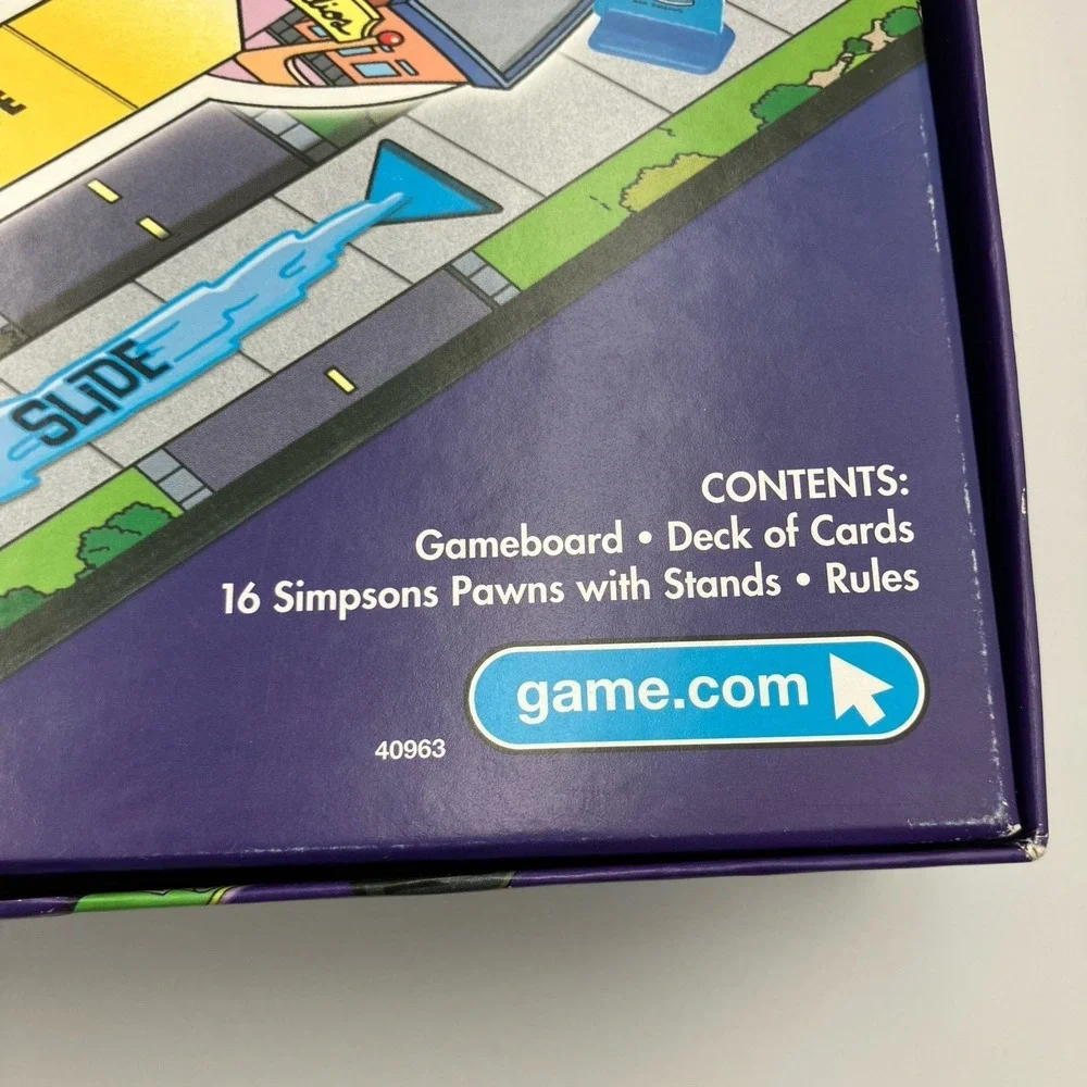 The Simpsons Sorry! Board Game Parker Brothers Complete Excellent Condition - Picture 9 of 9